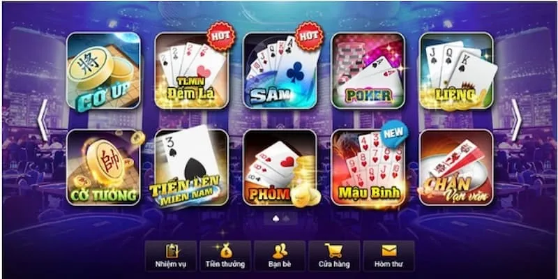 Game cá cược đa dạng với đầy đủ thể loại hấp dẫn