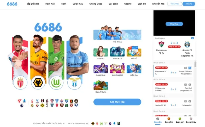 6686 - Nhà cái uy tín hàng đầu, với hệ thống trả thưởng cực cao